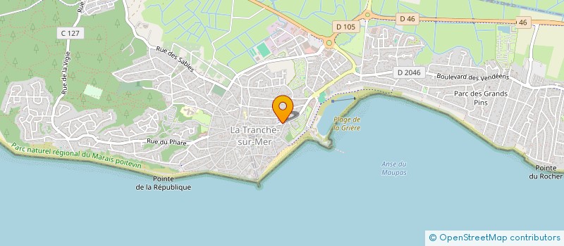 localisation de l'entreprise CHENAFI GROUPE  LA TRANCHE-SUR-MER