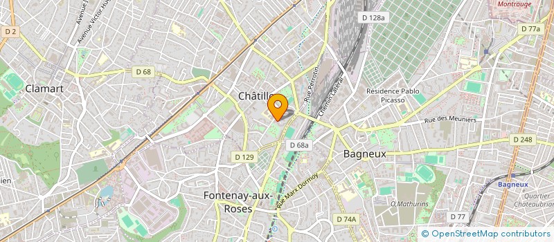 localisation de l'entreprise CHENAI TRADING à CHATILLON