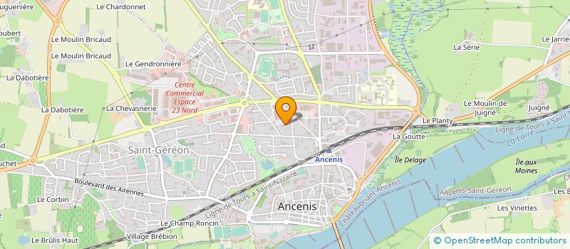 localisation de l'entreprise CHENAIS ENERGIE ANCENIS à ANCENIS-SAINT-GEREON