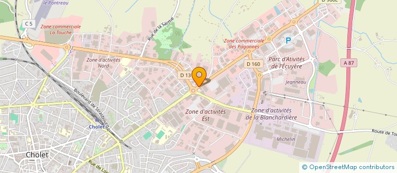 localisation de l'entreprise CHENAIS ENERGIE CHOLET à CHOLET