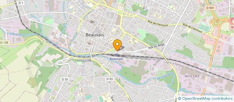 localisation de l'entreprise CHENAL HOTEL  BEAUVAIS