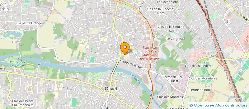 localisation de l'entreprise CHENAULT FILS à OLIVET