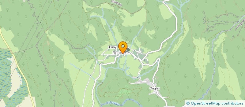 localisation de l'entreprise CHENAVIER  BENONCES