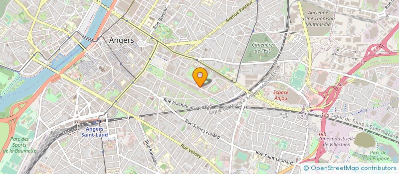 localisation de l'entreprise CHENAY à ANGERS