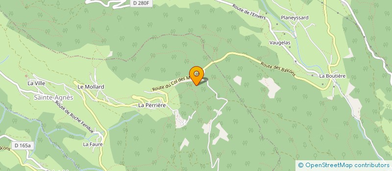 localisation de l'entreprise CHENE  LES ADRETS