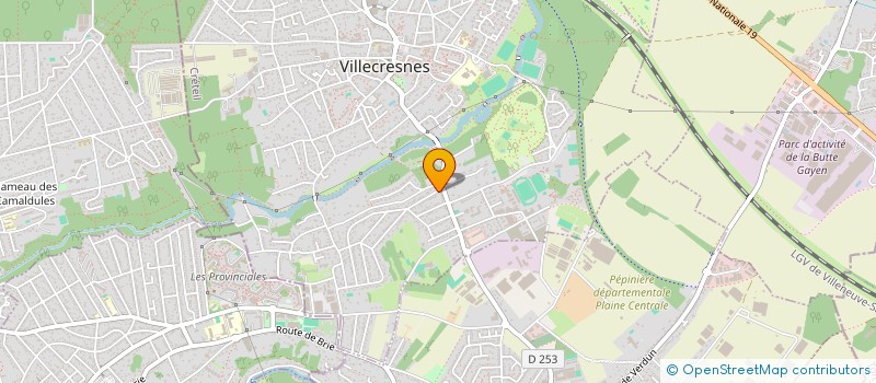 localisation de l'entreprise CHENE  VILLECRESNES