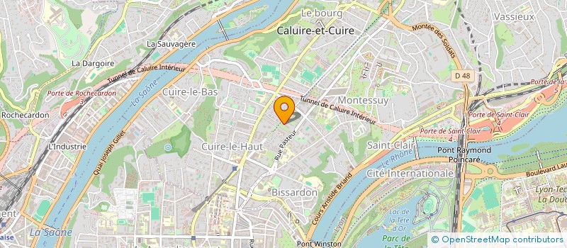 localisation de l'entreprise CHENE  CALUIRE-ET-CUIRE