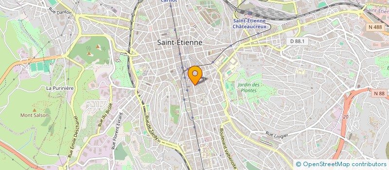 localisation de l'entreprise CHENE  SAINT-ETIENNE