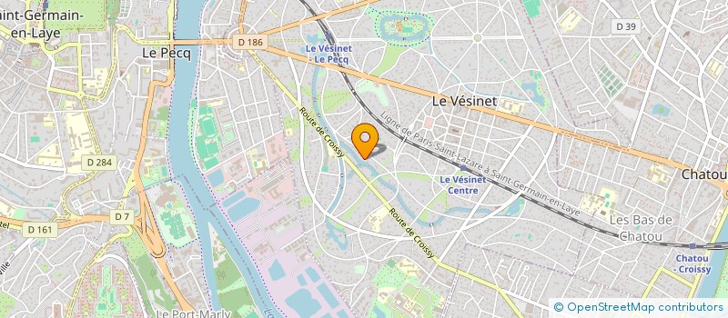 localisation de l'entreprise CHENE CAZELES ARCUEIL SA à LE VESINET