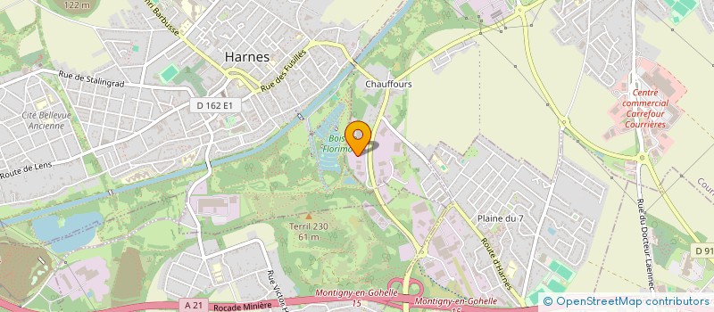 localisation de l'entreprise CHENE CONSEIL  COURRIERES