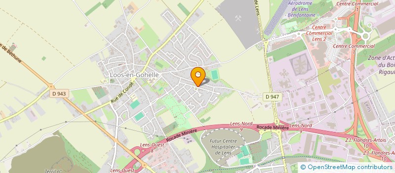 localisation de l'entreprise CHENE D'ORME  LOOS-EN-GOHELLE