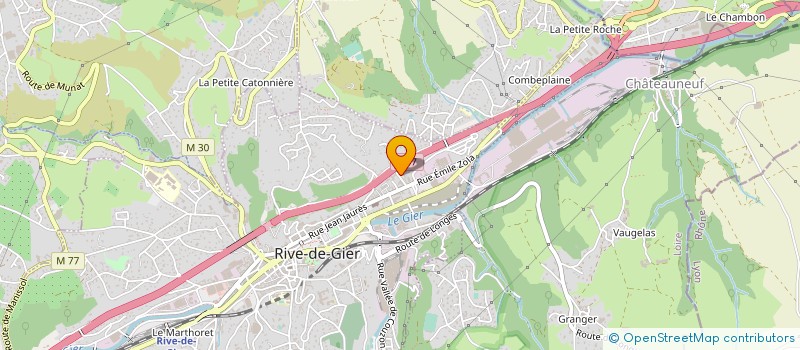 localisation de l'entreprise CHENE-ELEC à RIVE-DE-GIER