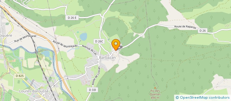 localisation de l'entreprise CHENE ET COMPAGNIE  BARBAZAN