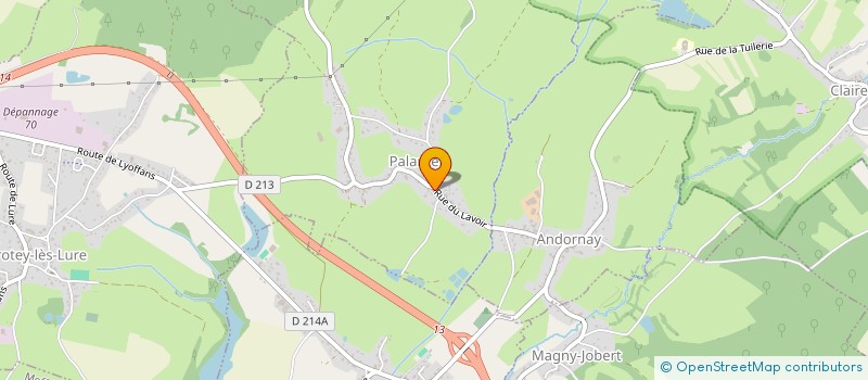 localisation de l'entreprise CHENE LAURENT  AMBLANS-ET-VELOTTE