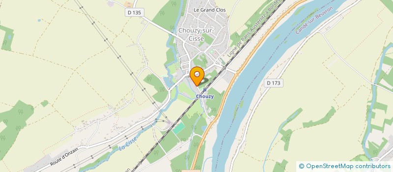 localisation de l'entreprise CHENE ONZAIN KIT à VEUZAIN-SUR-LOIRE