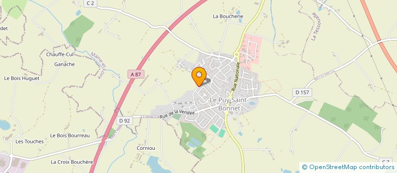 localisation de l'entreprise CHENE OZSA à CHOLET