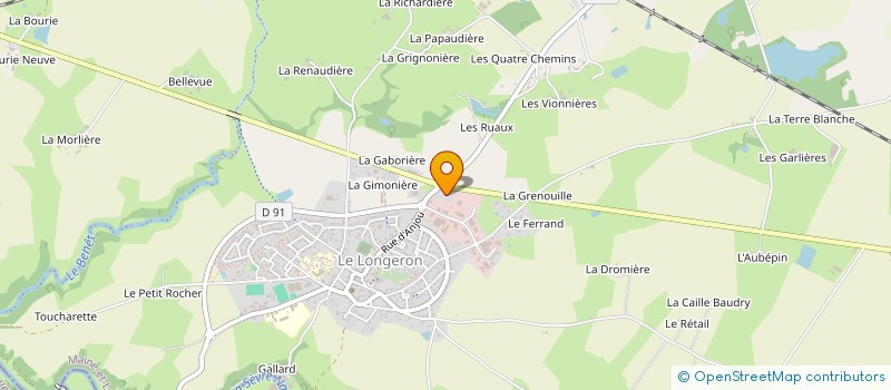 localisation de l'entreprise CHENE ROND à SEVREMOINE