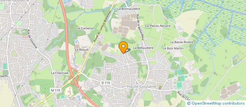 localisation de l'entreprise CHENE ROSE  HAUTE-GOULAINE