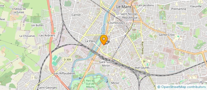 localisation de l'entreprise CHENE SUZANNE  LE MANS