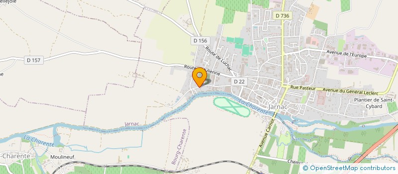 localisation de l'entreprise CHENE VERT à JARNAC