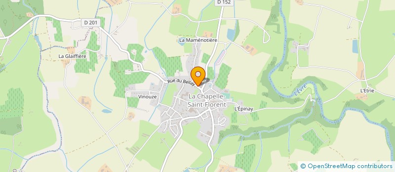 localisation de l'entreprise CHENE-VINCENT à MAUGES-SUR-LOIRE