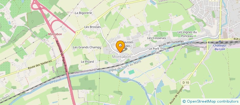 localisation de l'entreprise CHENEAU  MONTVAL-SUR-LOIR