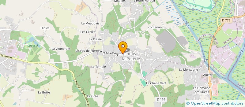 localisation de l'entreprise CHENEAU  SAINT-JEAN-LA-POTERIE