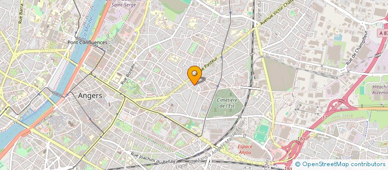 localisation de l'entreprise CHENEAU MICHEL à ANGERS