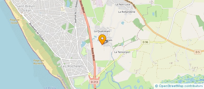 localisation de l'entreprise CHENEAU SERVICES à SAINT-BREVIN-LES-PINS