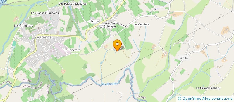 localisation de l'entreprise CHENEBAUDIERE à OREE-D'ANJOU