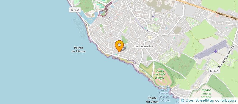 localisation de l'entreprise CHENECHAUD  LES SABLES-D'OLONNE