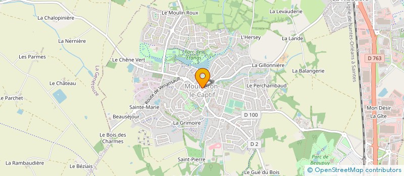 localisation de l'entreprise CHENEGDIS à MOUILLERON-LE-CAPTIF