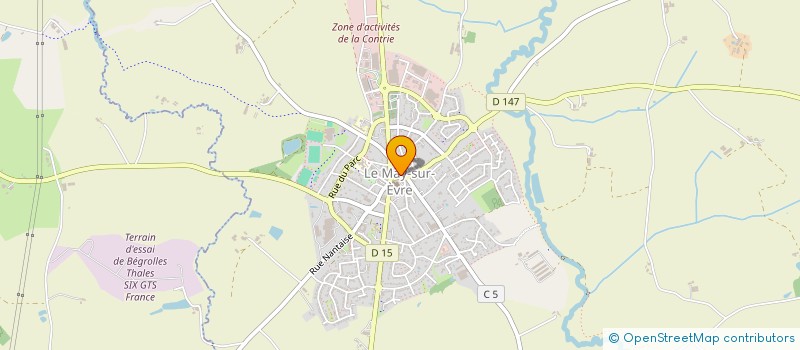 localisation de l'entreprise CHENEJURE  LE MAY-SUR-EVRE