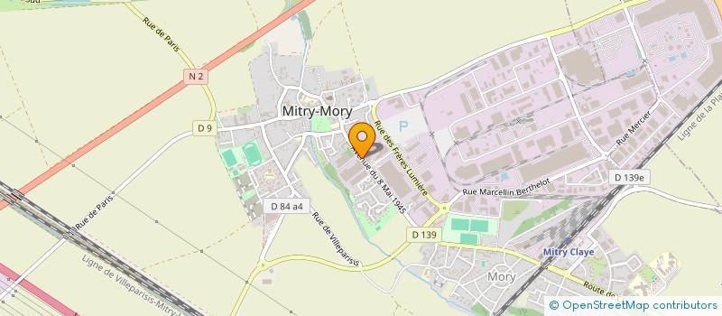 localisation de l'entreprise CHENEL PICHOT MUSEE  MITRY-MORY