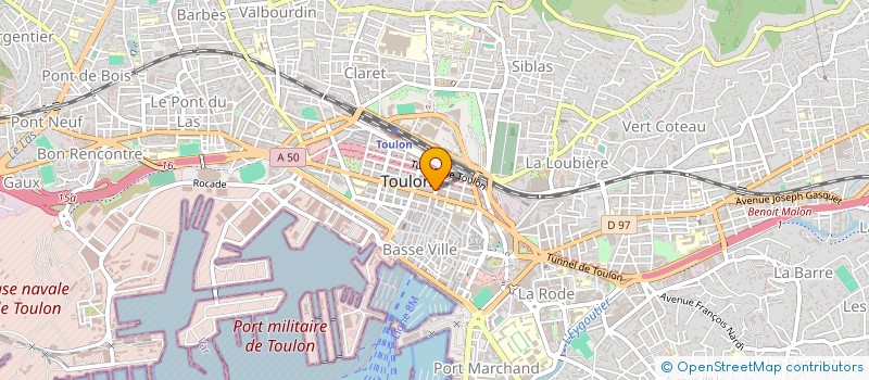 localisation de l'entreprise CHENEL RECEPTION à TOULON