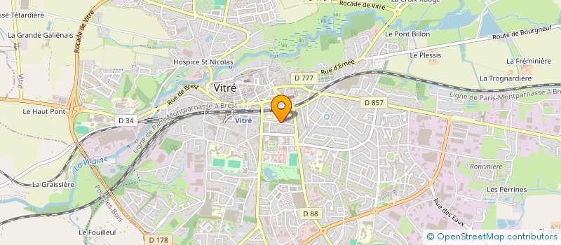 localisation de l'entreprise CHENELIERE PRODUCTION  VITRE