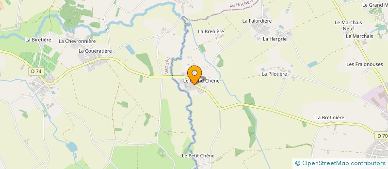 localisation de l'entreprise CHENENTEAU à VIEILLEVIGNE