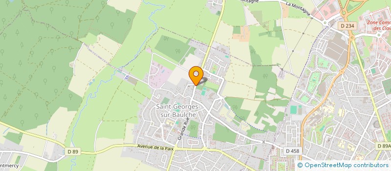 localisation de l'entreprise CHENES ENTREPRISES à SAINT-GEORGES-SUR-BAULCHE