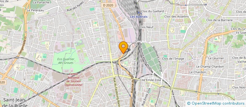 localisation de l'entreprise CHENESSEAU SERVICES à ORLEANS