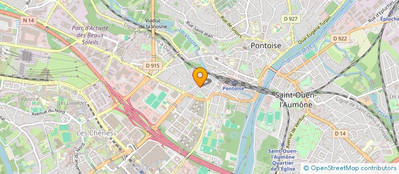 localisation de l'entreprise CHENESTATE  PONTOISE