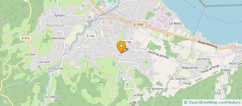 localisation de l'entreprise CHENET  SAINT-JORIOZ