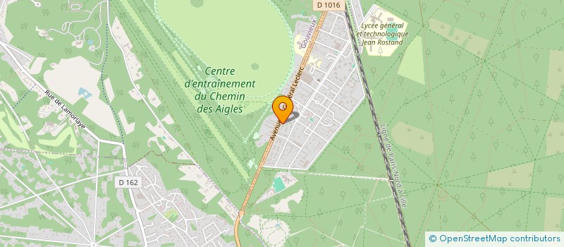 localisation de l'entreprise CHENEVEAU  CHANTILLY