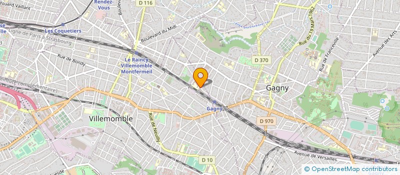localisation de l'entreprise CHENEVILLE  VILLEMOMBLE