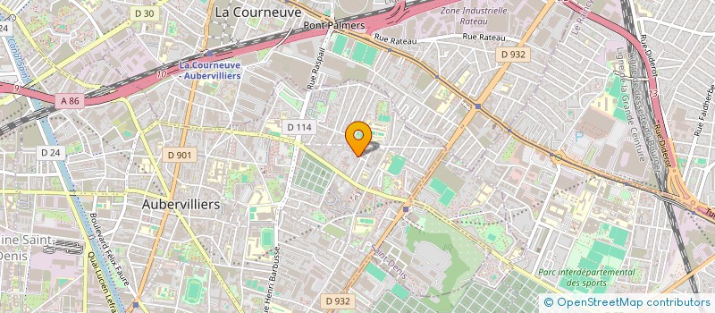 localisation de l'entreprise CHENG DA à AUBERVILLIERS
