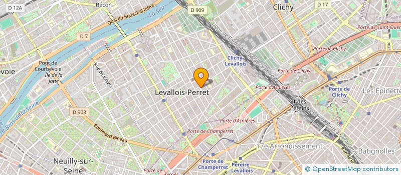 localisation de l'entreprise CHENG XING à LEVALLOIS-PERRET
