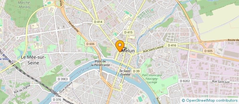 localisation de l'entreprise CHENGDA à MELUN