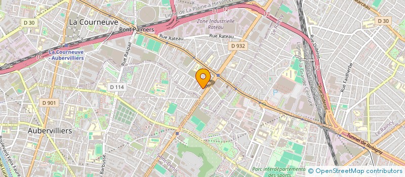 localisation de l'entreprise CHENGUANG à LA COURNEUVE