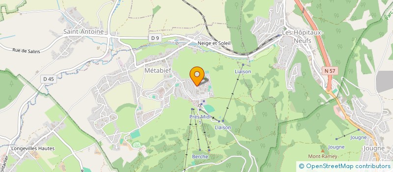 localisation de l'entreprise CHENI FILMS  METABIEF