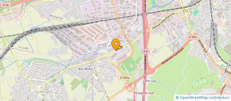 localisation de l'entreprise CHENIL CHATTERIE A PERPIGNAN STE EXPL à PERPIGNAN