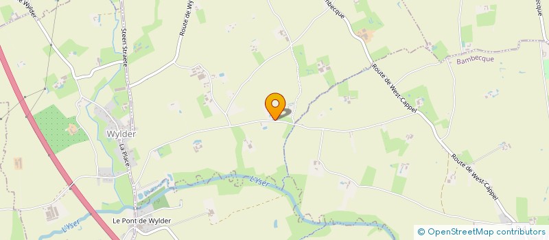 localisation de l'entreprise CHENIL DE L YSER  WEST-CAPPEL